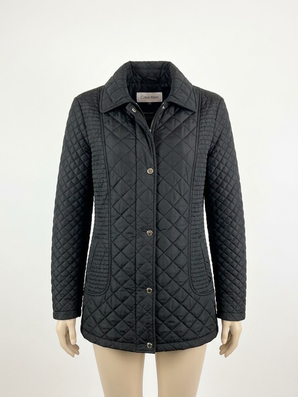 Calvin Klein Lightweight Black Quilted Jacket size Medium